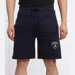 Шорты свободного кроя Automobili Lamborghini, синий - фото