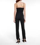 Комбинезон с сетчатыми панелями David Koma, черный - фото 3