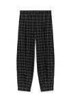 Брюки ADOLFO DOMINGUEZ BARREL FIT CHECKERED, White And Black/Black - фото 5