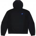 Худи из ткани с вставками Ader Error, черный - фото 3