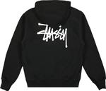 Толстовка Stussy Basic Hood 'Black', черный - фото 3