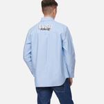 Рубашка мужская синяя Evisu, синий - фото 3