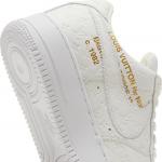 Лимитированные кроссовки Nike Louis Vuitton x Air Force 1 Low 'Triple White', белый - фото 11