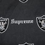 Куртка Supreme x NFL Raiders '47 Embroidered Harrington Jacket 'Black', черный - фото 3