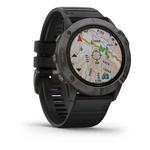 Умные часы Garmin Fenix 6S Sapphire, серый с черным ремешком - фото 8