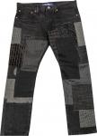 Брюки Junya Watanabe Patchwork Denim Trouser 'Black', черный - фото