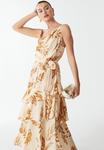 Платье BWLDR BRIANNA MIDI, Golden Palms/Beige - фото 4