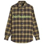 Рубашка в клетку No Problemo, зеленый - фото