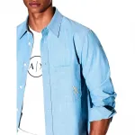 Рубашка с длинным рукавом Armani Exchange XM000948_AF12043, синий - фото 4