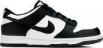 Кроссовки Nike Dunk Low GS 'Black White', черный - фото 2