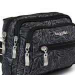 Сумка Baggallini Triple Zip, черно-серый - фото 4