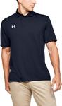 Under Armour мужская поло Team Performance (Stealth Gray), Midnight Navy-White - фото