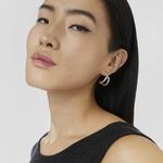 Серьги-кольца Tous Bent, серебро - фото 5