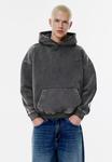 Худи PULL&BEAR Hoodie, Black - фото
