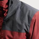 Куртка Forclaz Travel 100 0°c 3 в 1 водонепроницаемая мужская, серый/красный - фото 8