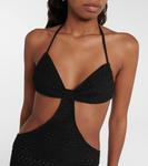 Пляжное платье Анны из сирсакера BANANHOT, черный - фото 4