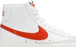 Кроссовки Nike Blazer Mid '77 Vintage 'White Mantra Orange', белый - фото 3