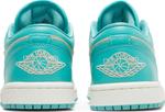Кроссовки Wmns Air Jordan 1 Low Tropical Teal Sandy Beige, бирюзовый - фото 6