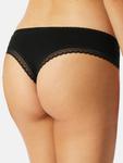Стринги SCHIESSER  Cheeky String, Mottled Grey/Black/White - фото 5