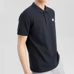 Мужская поло Skechers, черный - фото 8