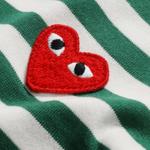 Футболка женская CDG Play, зеленый - фото 7