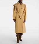 Джинсовый тренчкот Michaela Marant Etoile, бронзовый - фото 7