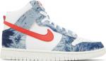 Кроссовки Nike Wmns Dunk High 'Washed Denim', синий - фото