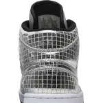 Кроссовки Wmns Air Jordan 1 Mid Disco Ball, серебряный - фото 7