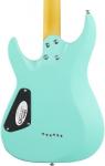 Электрогитара Schecter C-6 Deluxe, цвет Satin Aqua 428 - фото 8