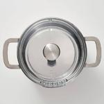 Кастрюля с крышкой Ikea Hemkomst, серебрянный - фото 4