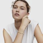 Браслет Tous Gloss, серебро с 18-каратным золотым покрытием/жемчуг - фото 4