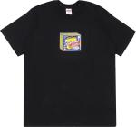 Футболка Supreme Cheese Tee 'Black', черный - фото
