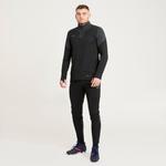 Брюки футбольные тренировочные женские/мужские Kipsta Viralto Club, черный/темно-серый - фото 3