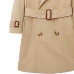 Детский тренч Burberry, цвет Khaki - фото 6