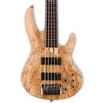 Электрогитарный бас ESP LTD B-205SMFL безладовый, 5 струн - фото