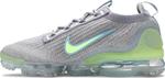 Кроссовки Nike Air VaporMax 2021 Flyknit 'Grey Light Liquid Lime', серый - фото 4