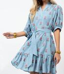 Платье с вышитыми цветами в голубом Ivy Jane - фото 2