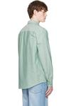 Рубашка Greg A.P.C., зеленый - фото 3