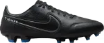 Бутсы Nike Tiempo Legend 9 Pro FG 'Black Dark Smoke Grey', черный - фото