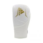 ADIDAS Боксерские перчатки Speed 200 (Kick) - белые/золотые - фото 2