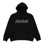 Толстовка Supreme Script Hooded, чёрный - фото