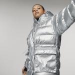 Куртка Adidas Mid Puffer, серебряный - фото 8