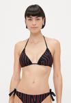 Топ бикини MOSCHINO SWIM TRIANGLE, Black - фото