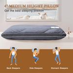 YOUR MOON Подушка YOUR MOON Organic Wool Medium Soft Gray-medium Soft - фото 9