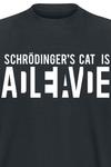 Футболка Tierisch Schrödinger's Cat Is Alive, черный - фото 3