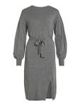 Вязаное платье VILA VIRicky, Dark Grey/Mottled Grey - фото
