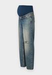 Джинсы свободного кроя OLMCOBAIN  ONLY MATERNITY, темно-синий деним - фото 4