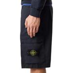 Карго-шорты с нашивкой Logo Patch STONE ISLAND, синий - фото 5