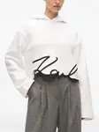 Худи с логотипом KARL LAGERFELD, белый - фото 3