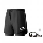 ЛиНинг Плавки Мужские Черные, Шорты+Беруши - фото 10